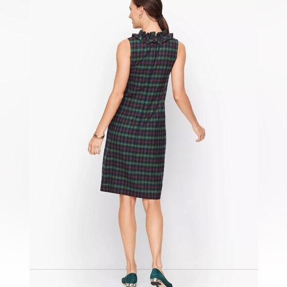 NWT Talbots Plaid Sheath Dress - Picture 2 of 13